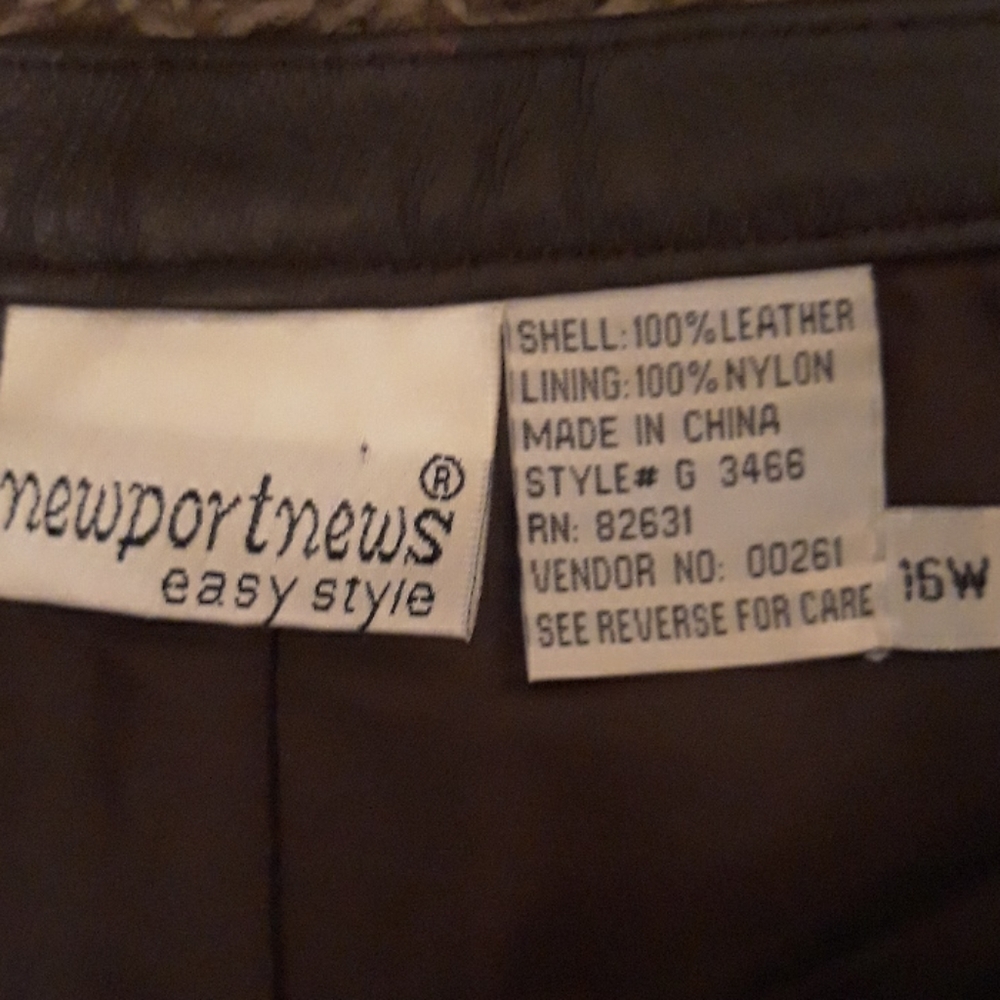 %100 Leather Pants - Picture 3 of 4